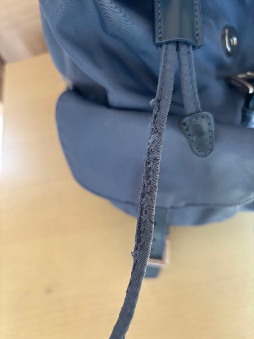 PRADA VELA ナイロンリュック デニム系｜定番人気・男女兼用