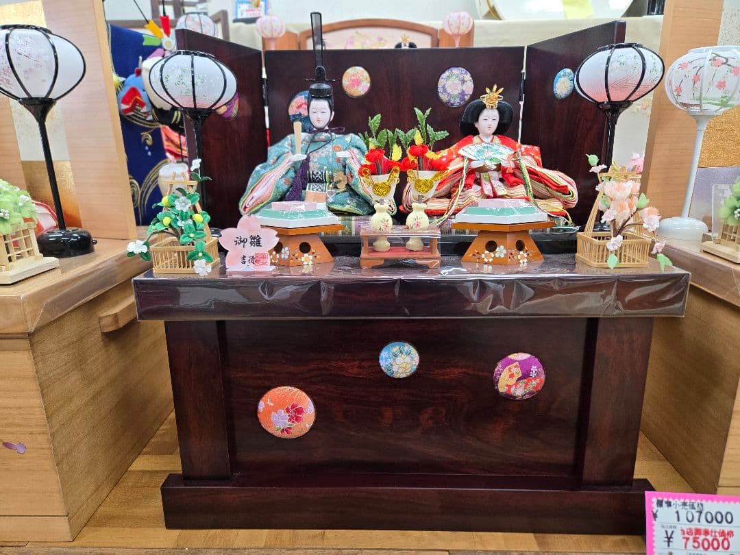 【展示品限り】雛人形 収納飾り　※閉店セール　10