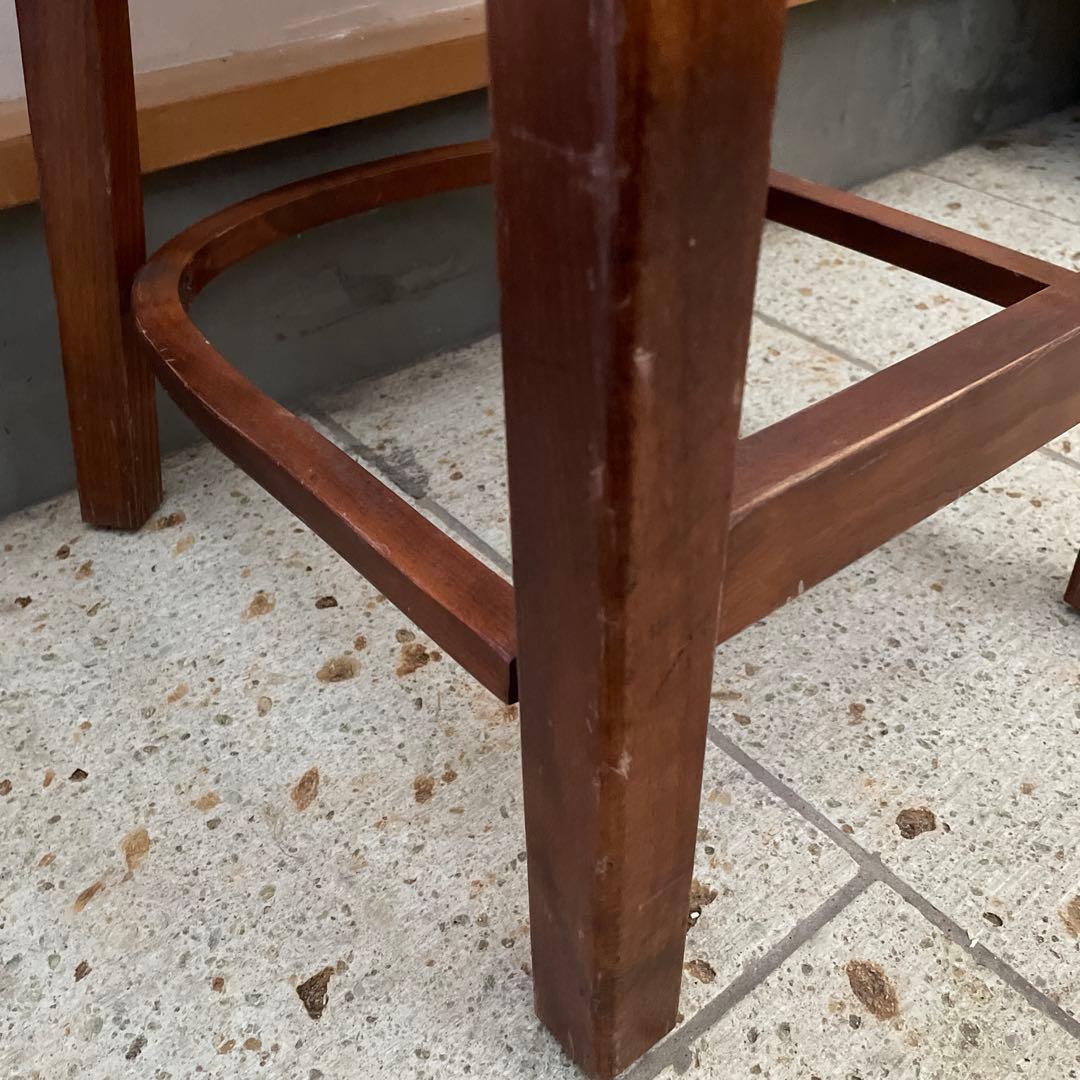 カウンターチェア　木製ハイチェア　1脚②