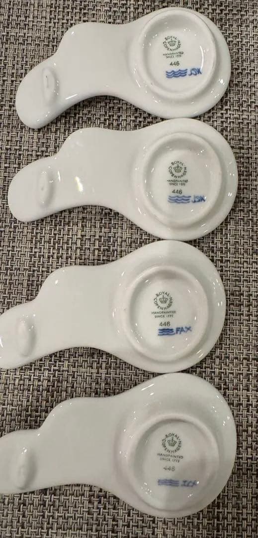 ロイヤルコペンハーゲン　ブルーパルメッテ　スプーン　箸置き　カトラリーレスト