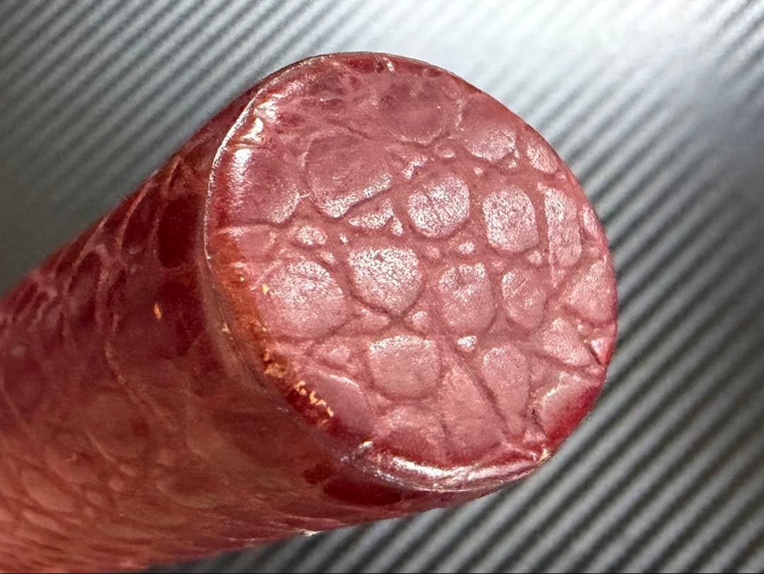 美品 モンブラン ペンケース 1-2本差し ボルドー 筒状