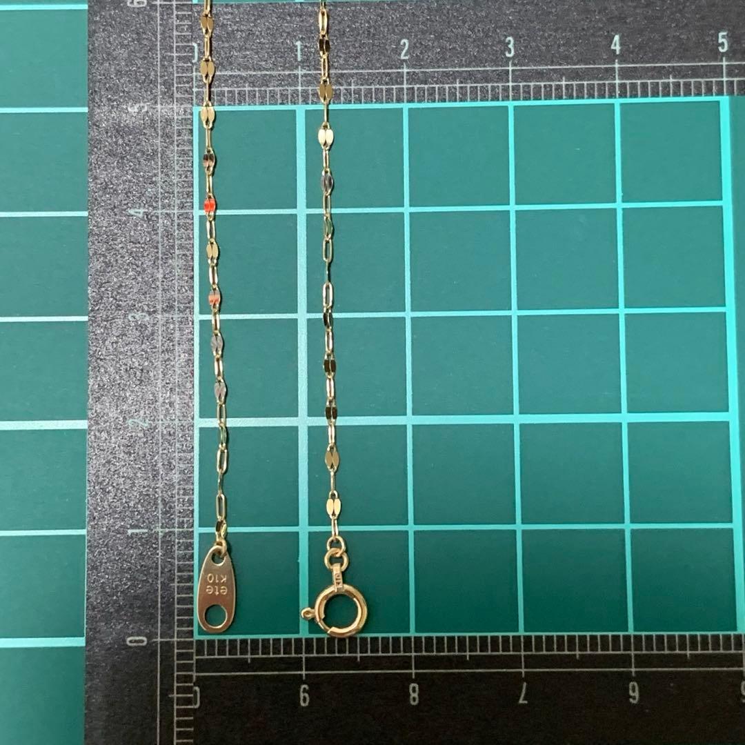ete K10イエローゴールド チェーンブレスレット ペタル エテ K10YG
