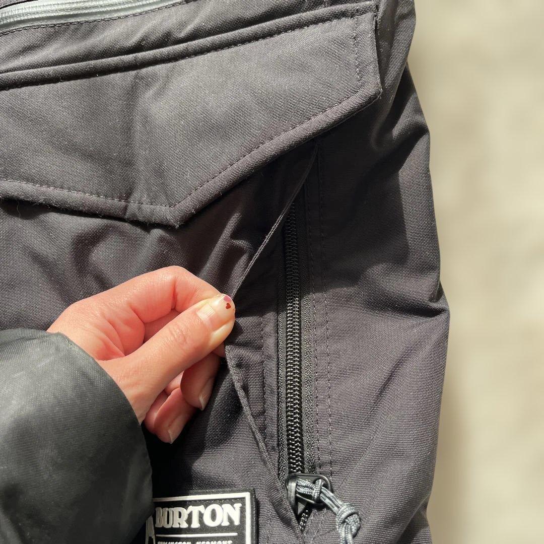 BURTON LIVING LINING フード付きウェア S/M ブラック