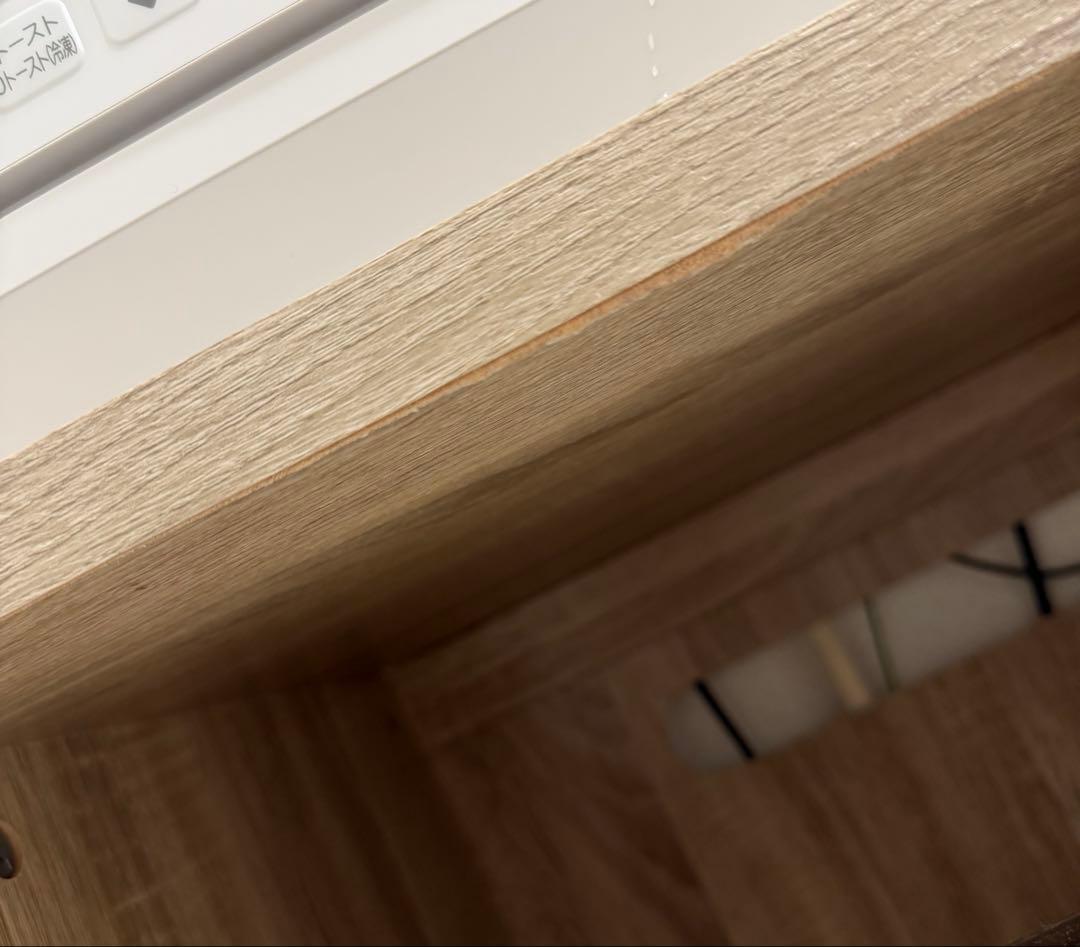 LOWYA [幅83] キッチンカウンター ミドルタイプ スライド収納付き