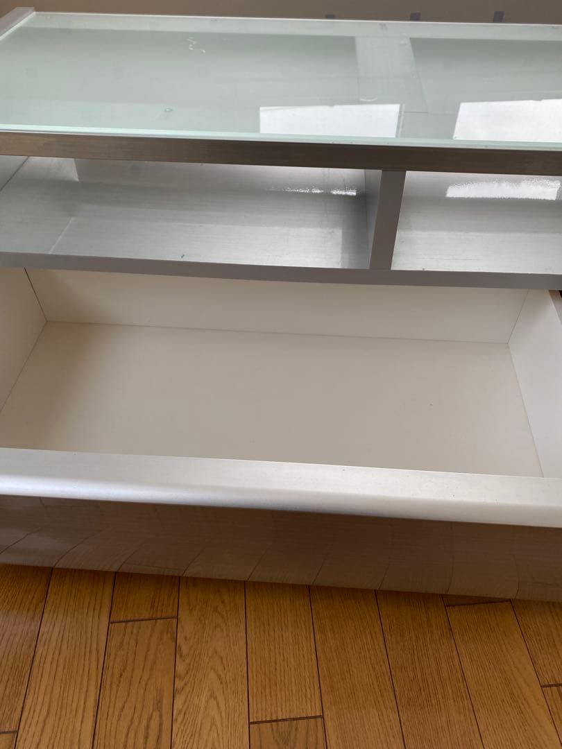 モダンテレビ台 天板強化ガラス