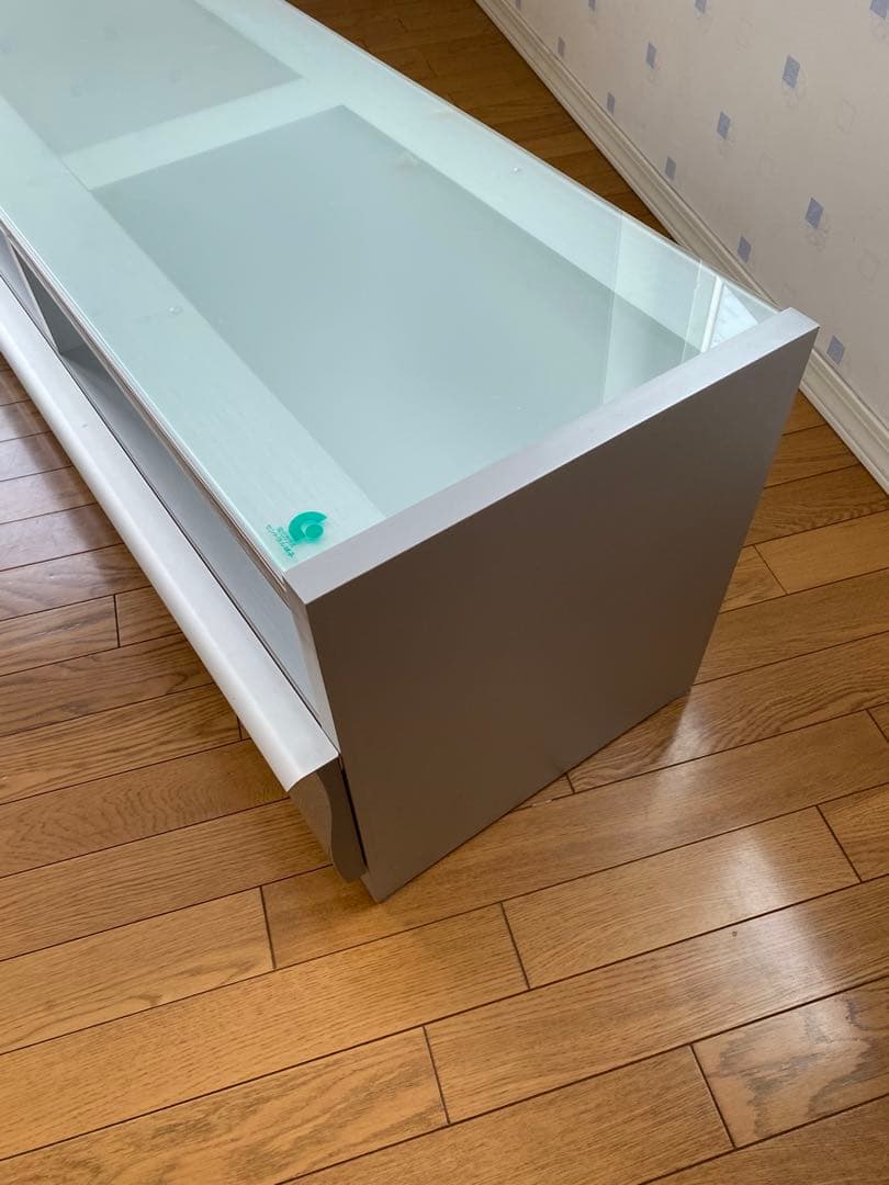 モダンテレビ台 天板強化ガラス