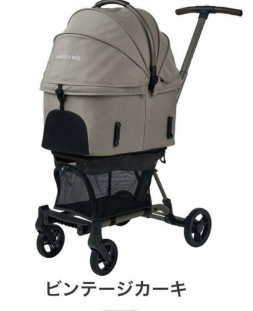 ☆未使用.AIRBUGGY エアバギー wizX ペットカート ビンテージカーキ