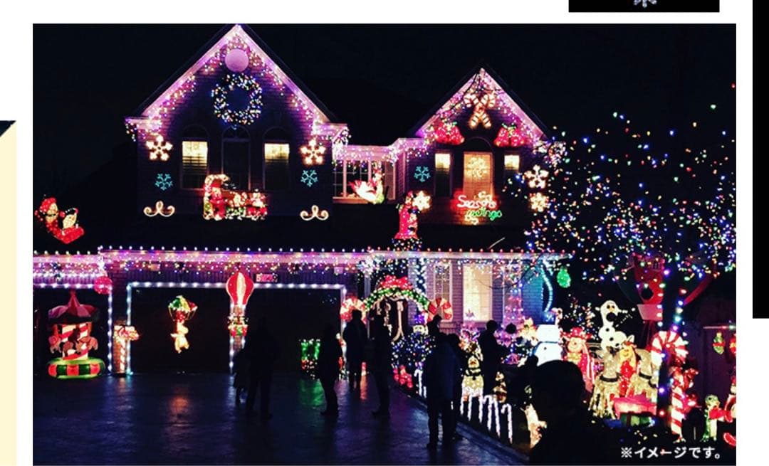 イルミネーション 屋外用 モチーフライト 雪の結晶 スノーフレーク 結晶 白色