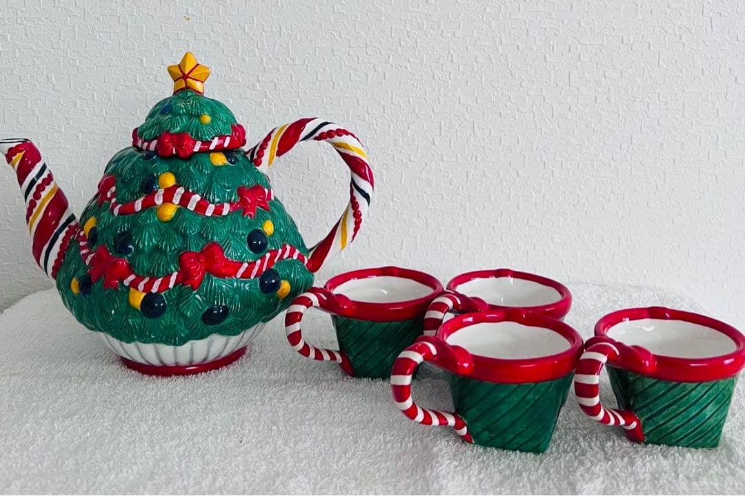 クリスマス　ポット&カップ