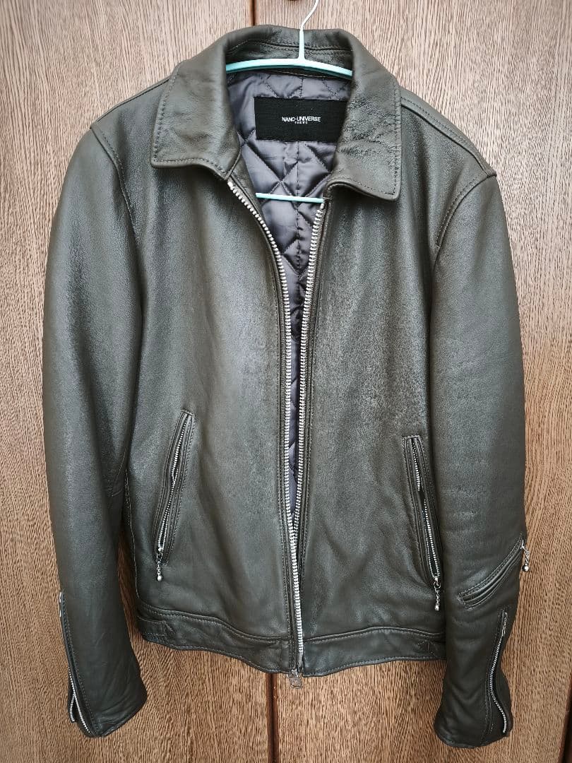 nano・universe ラムレザーライダースジャケット 美品 レア