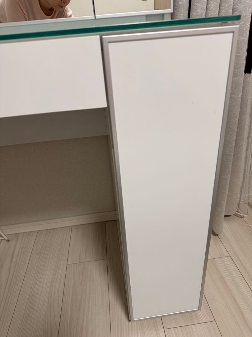 【美品】ACTUS piatto ドレッサー ホワイト 95cm 送料込