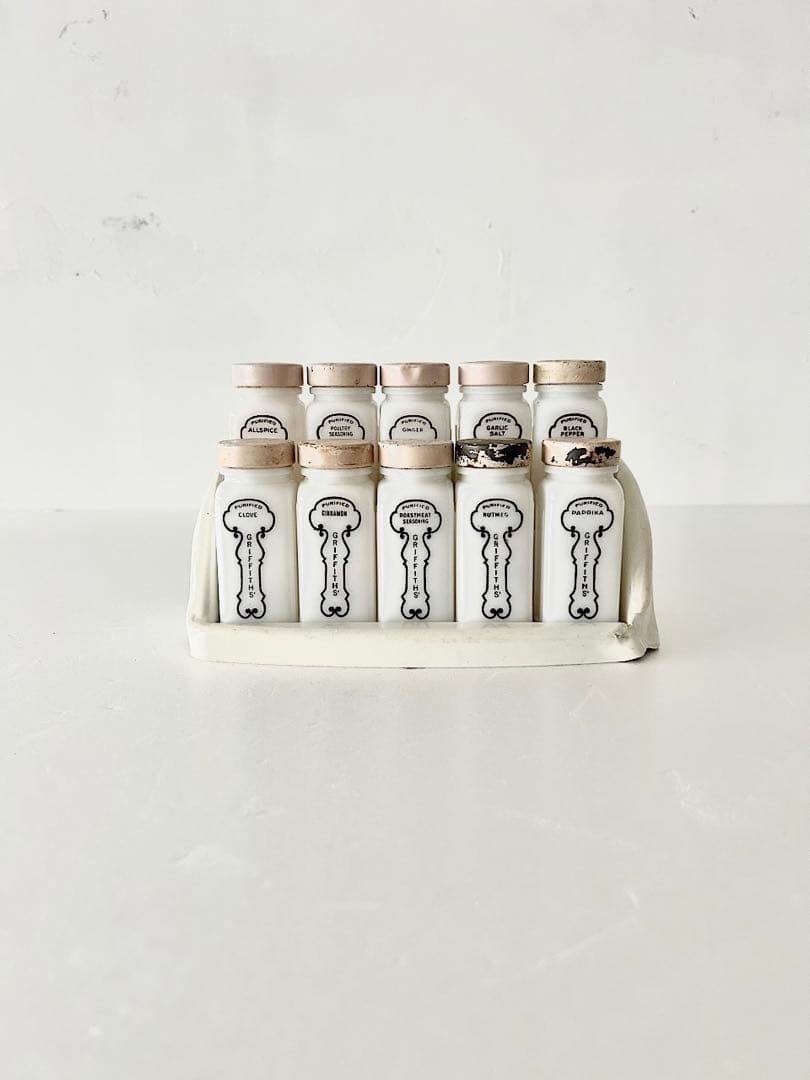 【アメリカヴィンテージ】GRIFFITH'S スパイスボトル　セット　ピンク