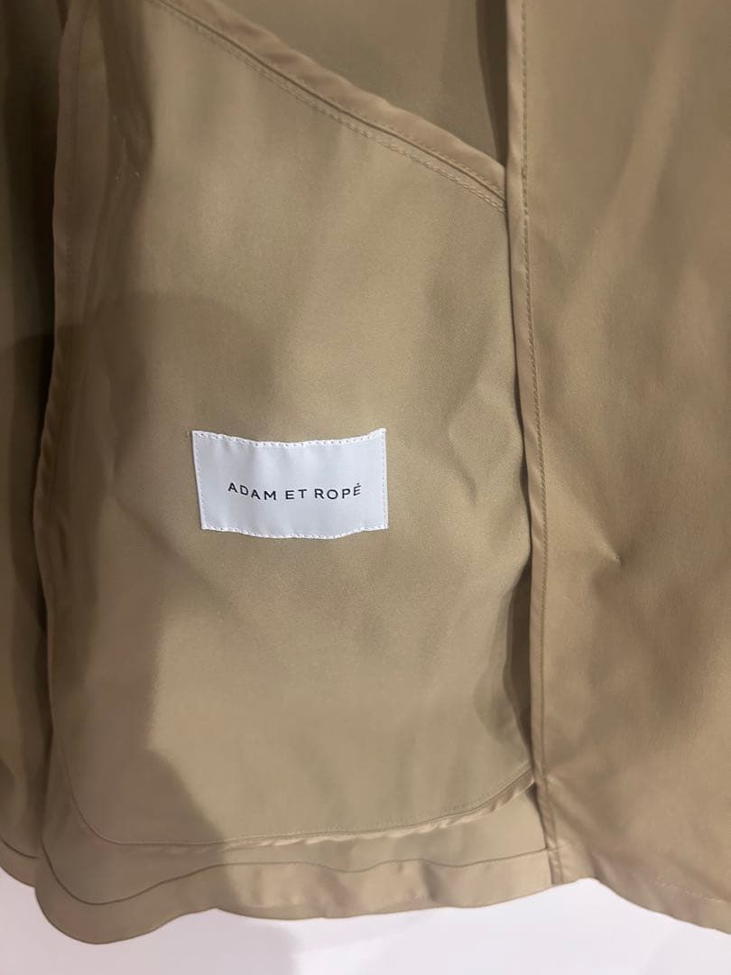 ADAM ET ROPÉ FEMME フレアーミドルトレンチコート