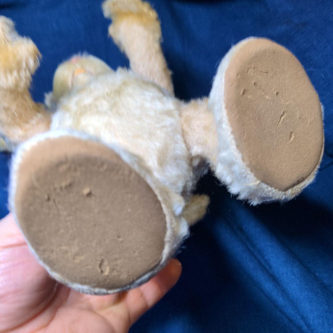 古いウサギのぬいぐるみ。ゾッティタイプ。ドイツ、英国