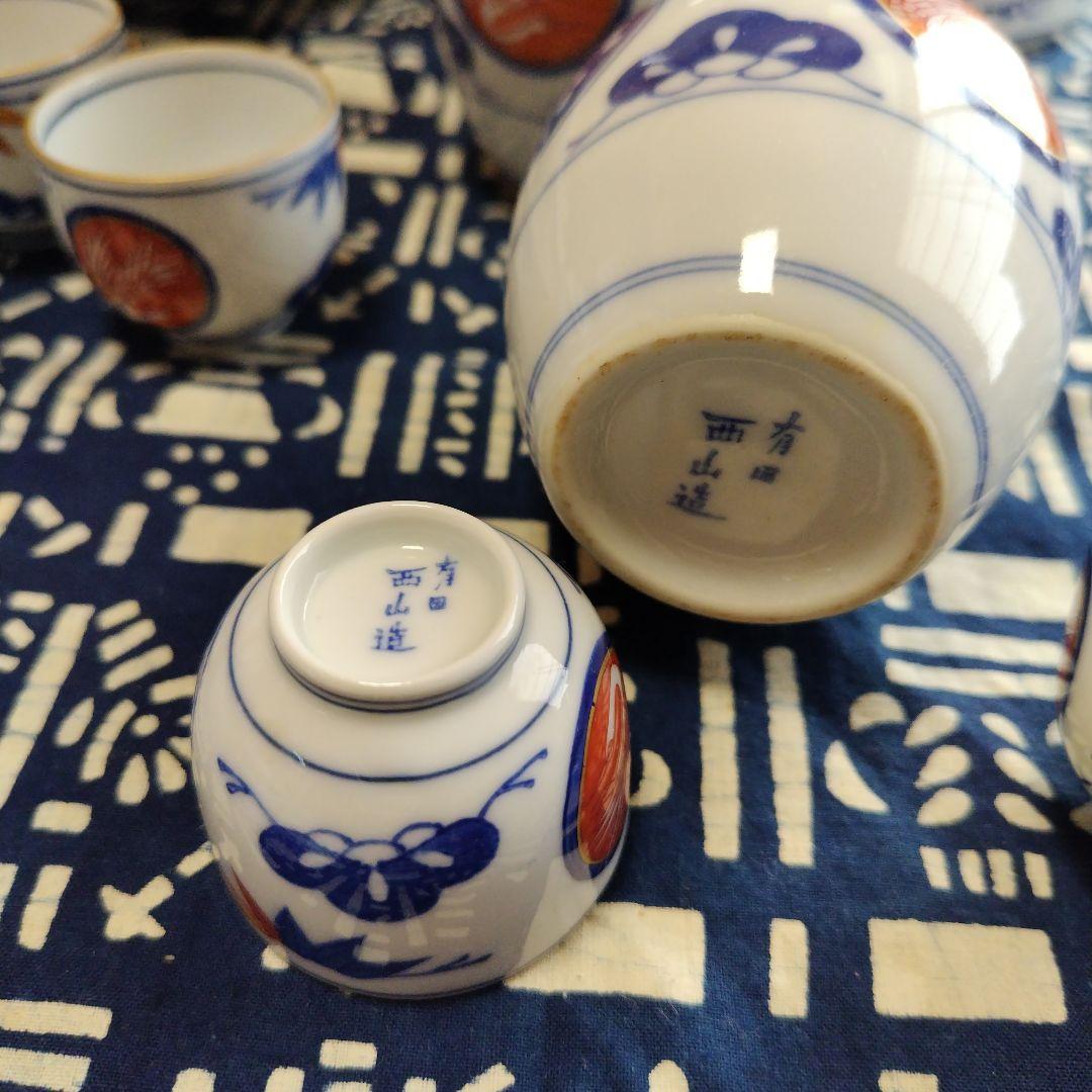 有田焼　西山造　錦松竹梅食器揃　お正月用食器セット　32ピース　オマケ付き