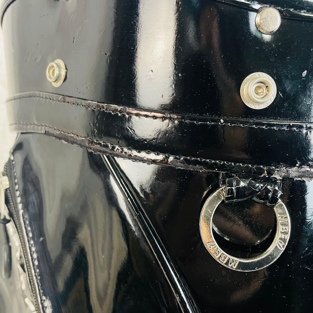 マスターバニーエディション　総エナメル　スタンド　キャディバッグ　ブラック9型