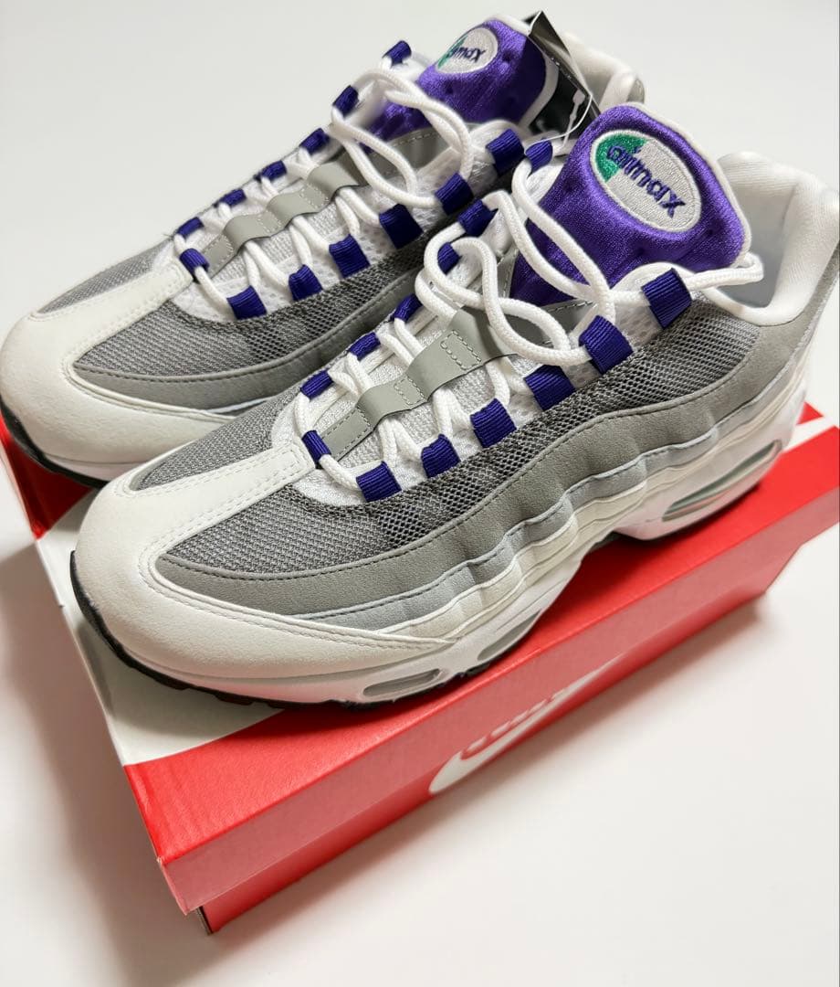Nike Air Max パープル　エアマックス95 ビッグバブル　グレープ