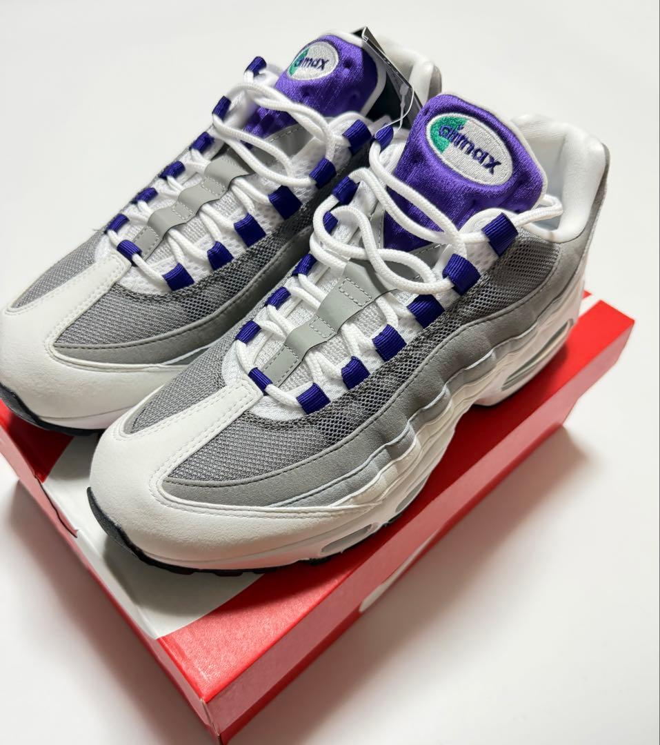 Nike Air Max パープル　エアマックス95 ビッグバブル　グレープ