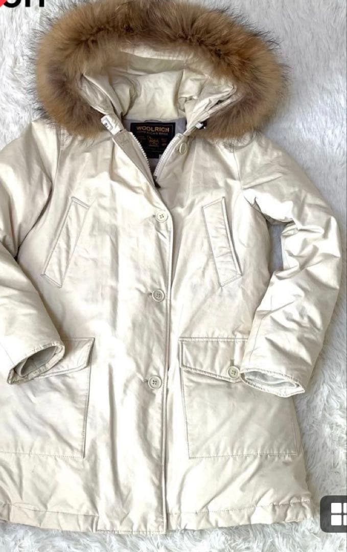 【極暖仕様】 ウールリッチ アークティックパーカ ダウンコート リアルファー S