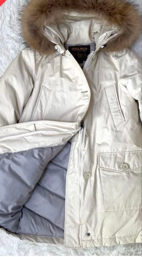 【極暖仕様】 ウールリッチ アークティックパーカ ダウンコート リアルファー S