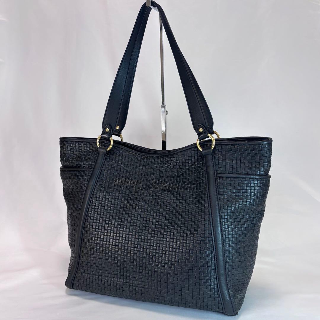 COLE HAAN コールハーン トートバック 編み込み A4 肩掛け