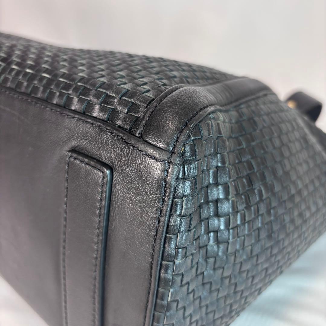 COLE HAAN コールハーン トートバック 編み込み A4 肩掛け