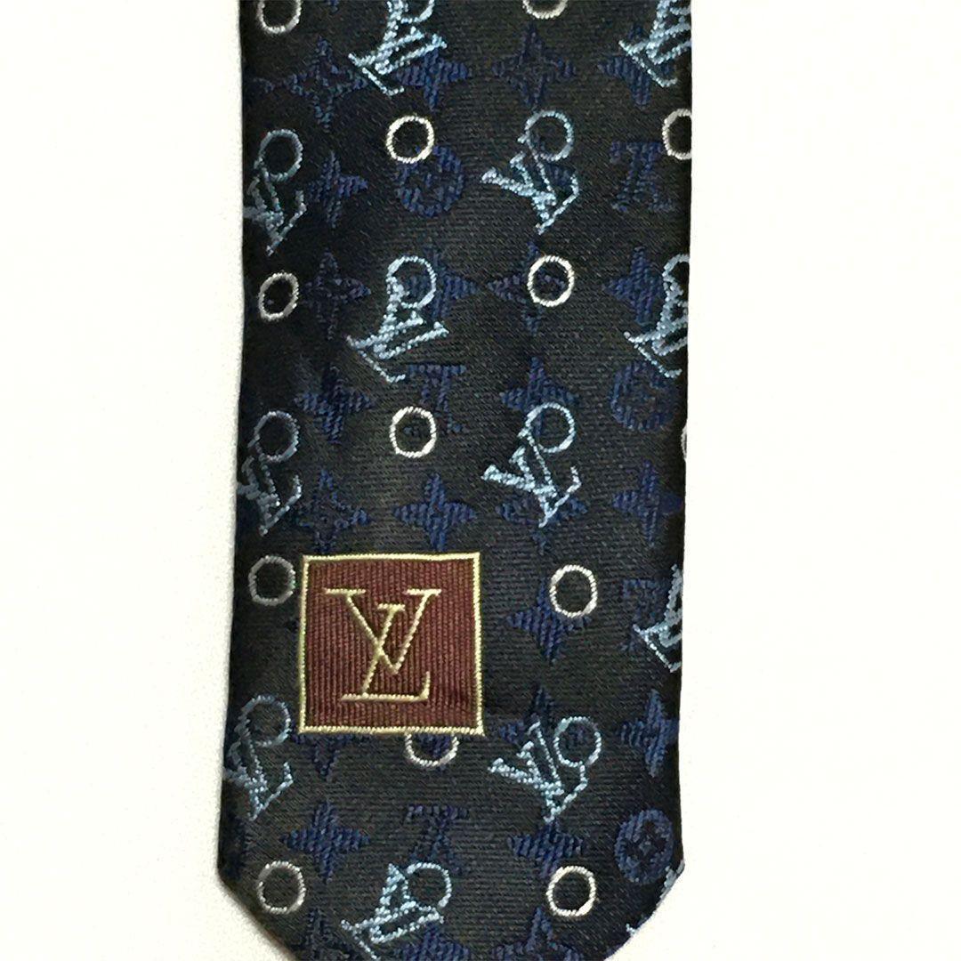 未使用級 ルイヴィトン Louis Vuitton ネクタイ モノグラム