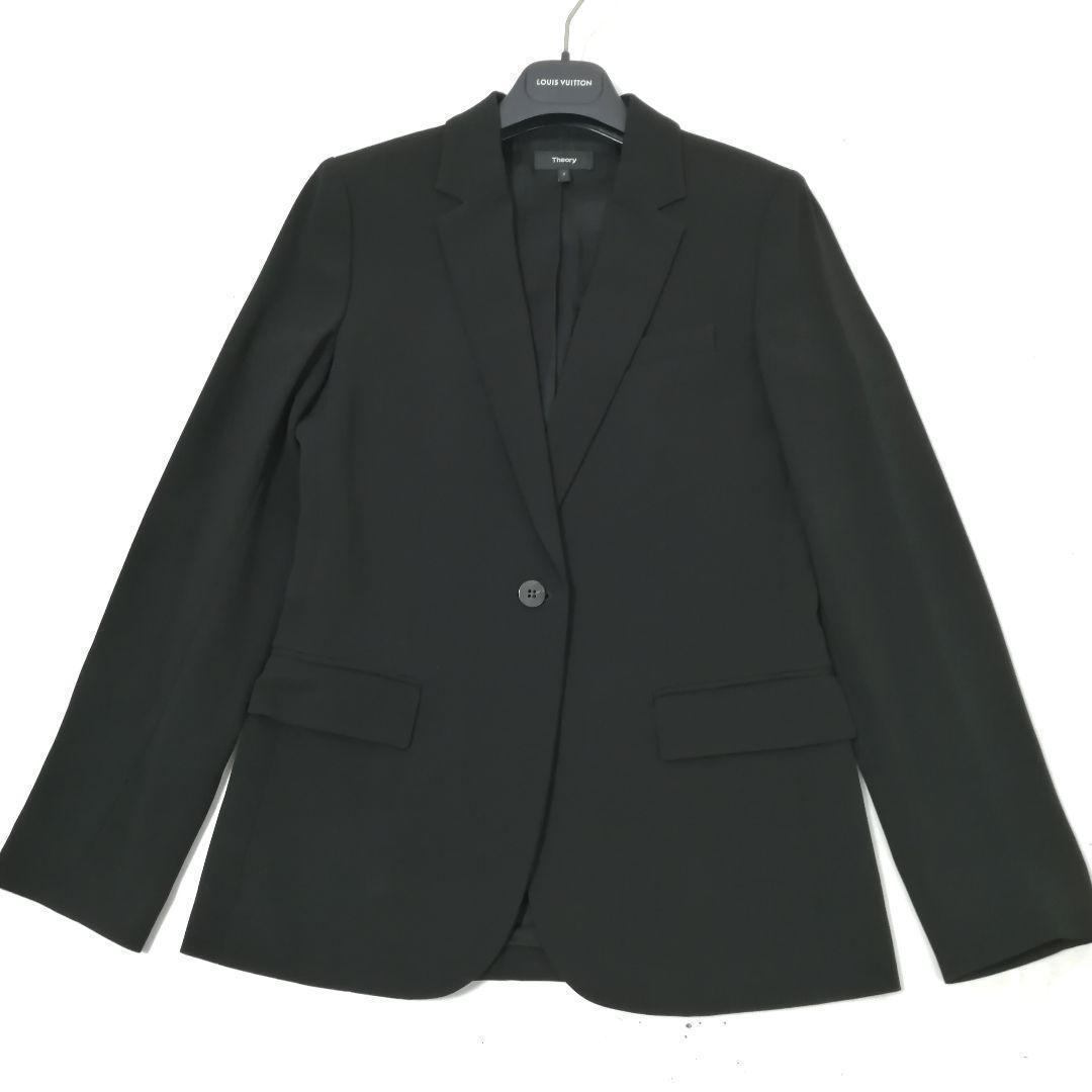 美品✨Theory　パンツスーツ　セット　20SS　近年　ブラック　美シルエット