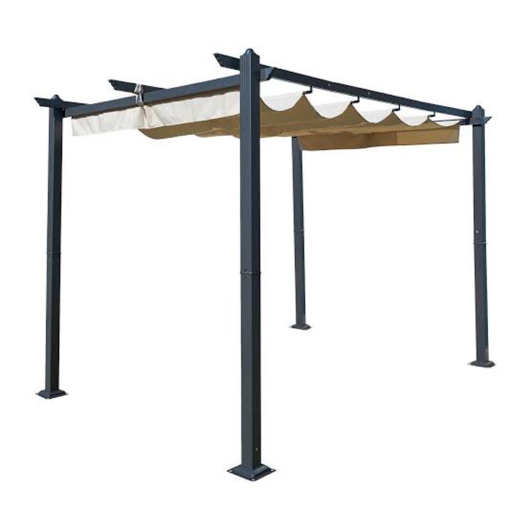 新品未使用箱不良　山善　ガーデンマスター パーゴラシェードガゼボ YPG-230