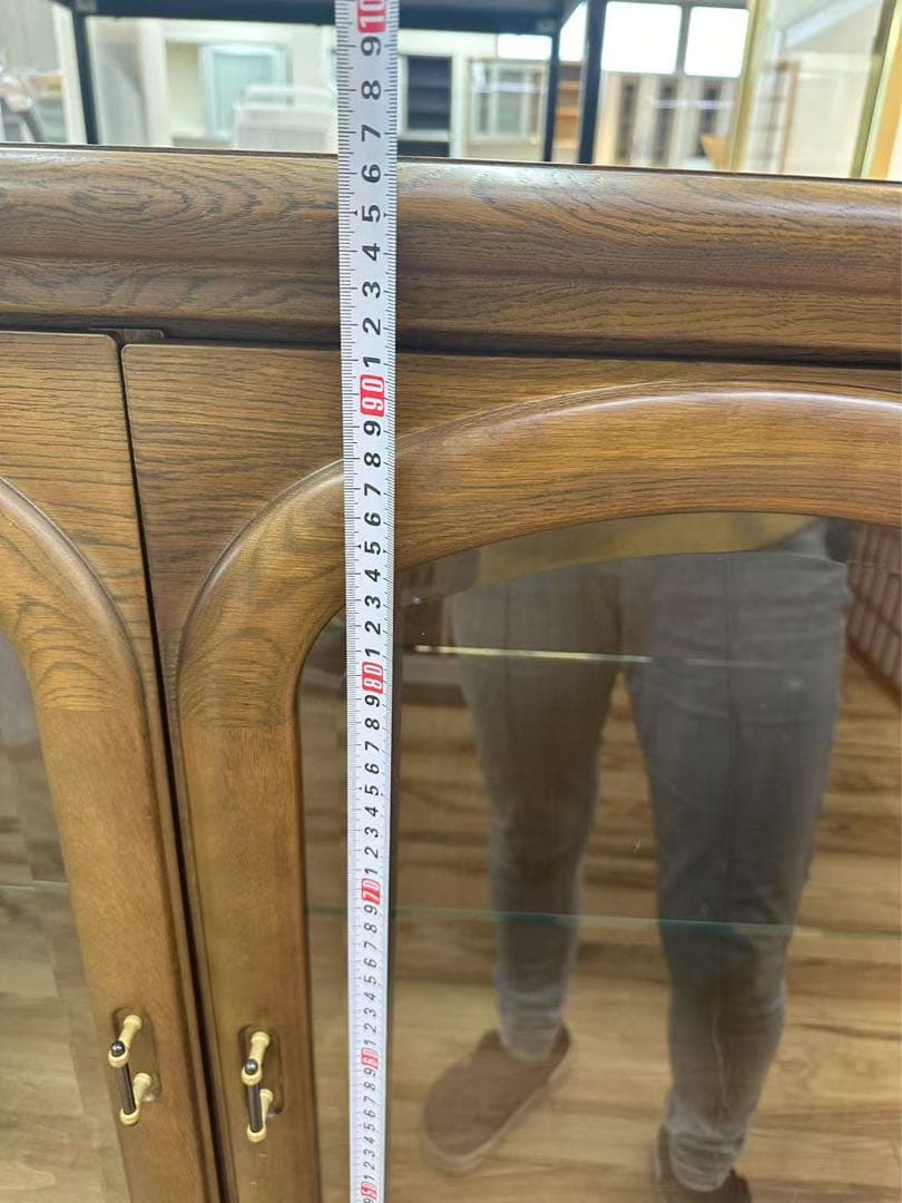 karimoku コロニアル リビングボード サイドボード照明付