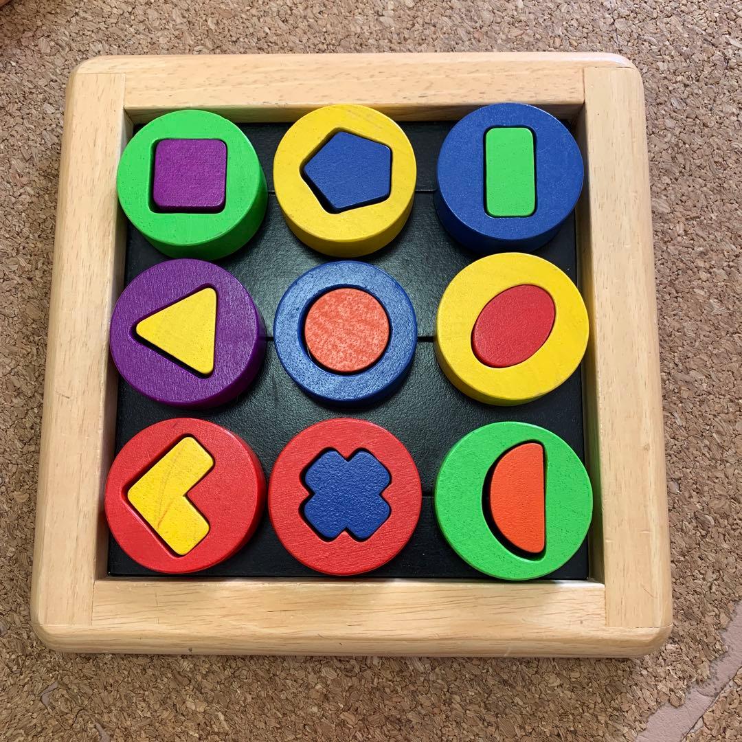 木製知育玩具セット　7点