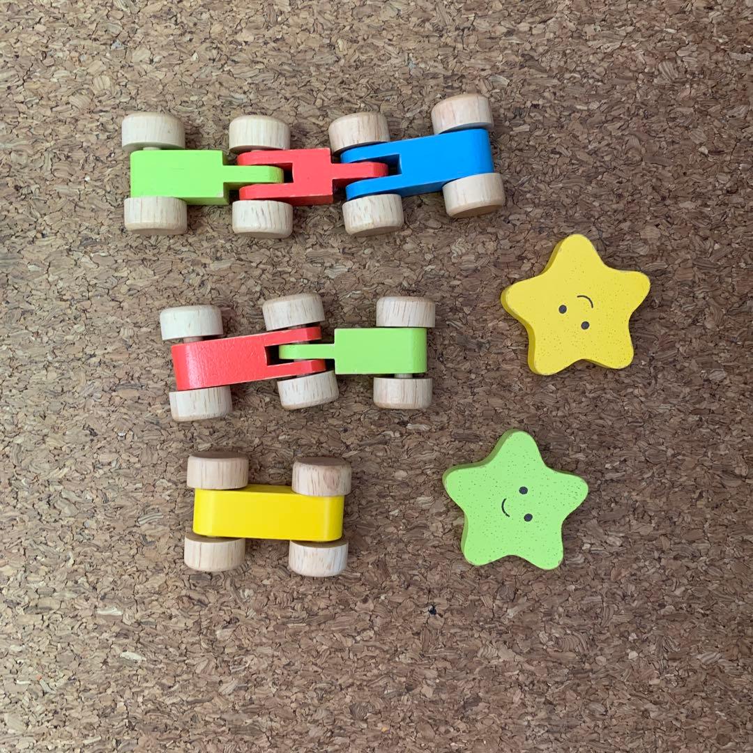 木製知育玩具セット　7点