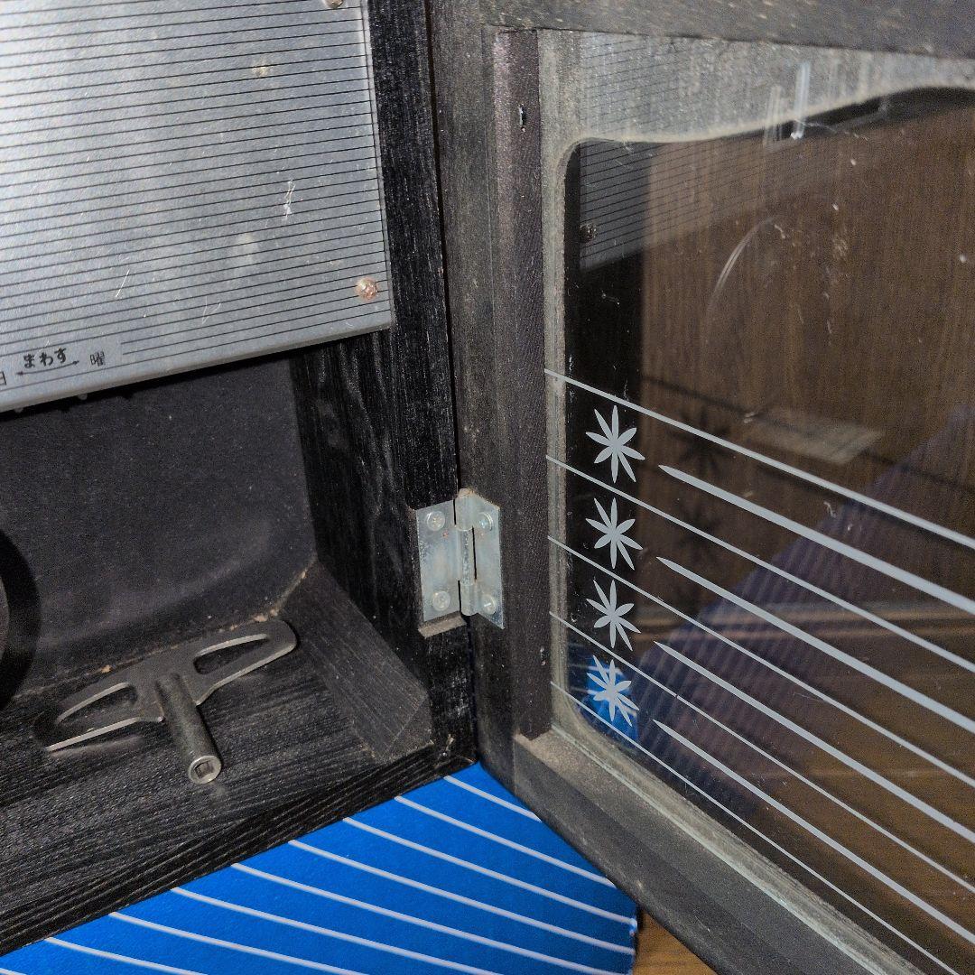 愛知時計 稼働品　30DAY カレンダー付　振り子時計　ゼンマイ時計　昭和レトロ