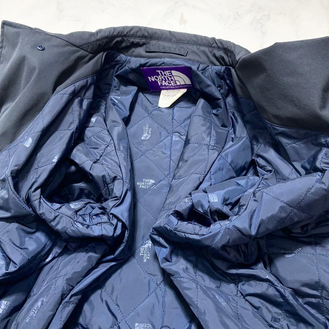希少✨ザノースフェイス パープルレーベル ステンカラーコート ナナミカ 紺色 M
