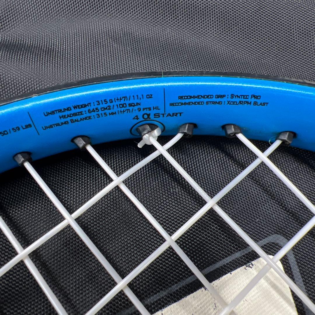E4【used】バボラ ピュアドライブツアー 青白黒 テニスラケット ケース付