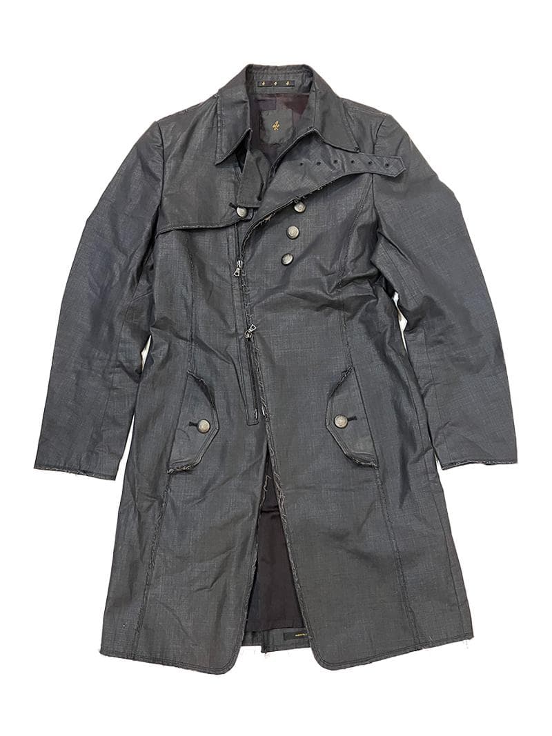 ato アトウ コーティング コート 46 ブラック MADE IN JAPAN