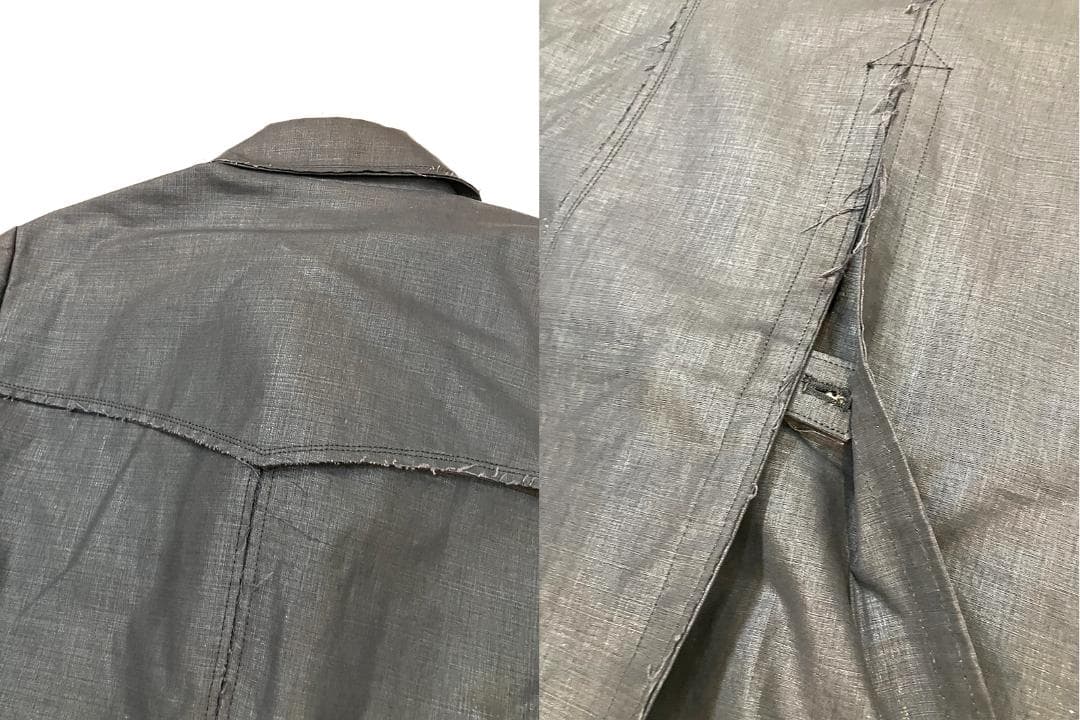 ato アトウ コーティング コート 46 ブラック MADE IN JAPAN