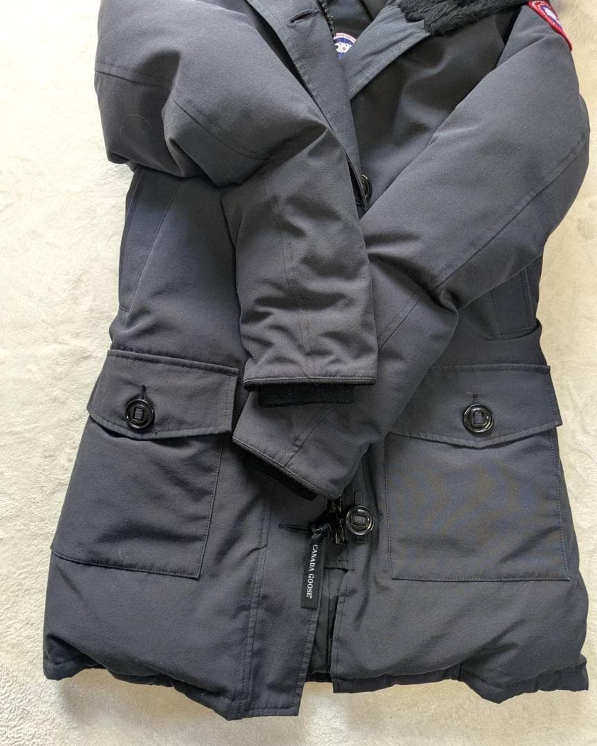 美品　カナダグース❤️　ダウン　ファー付き ブロンテ 　Sサイズ　レディース　黒
