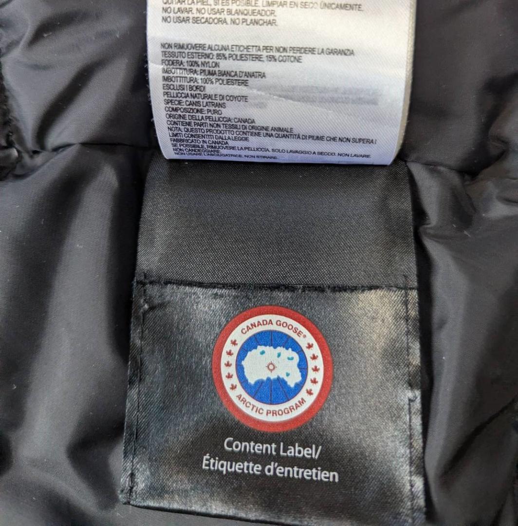 美品　カナダグース❤️　ダウン　ファー付き ブロンテ 　Sサイズ　レディース　黒