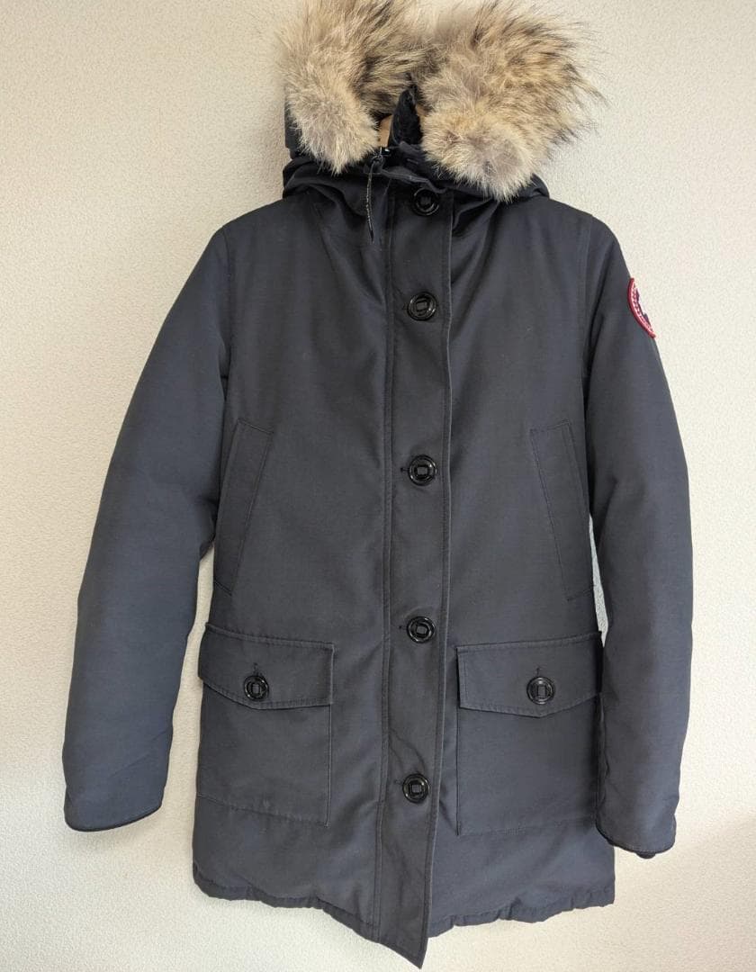 美品　カナダグース❤️　ダウン　ファー付き ブロンテ 　Sサイズ　レディース　黒