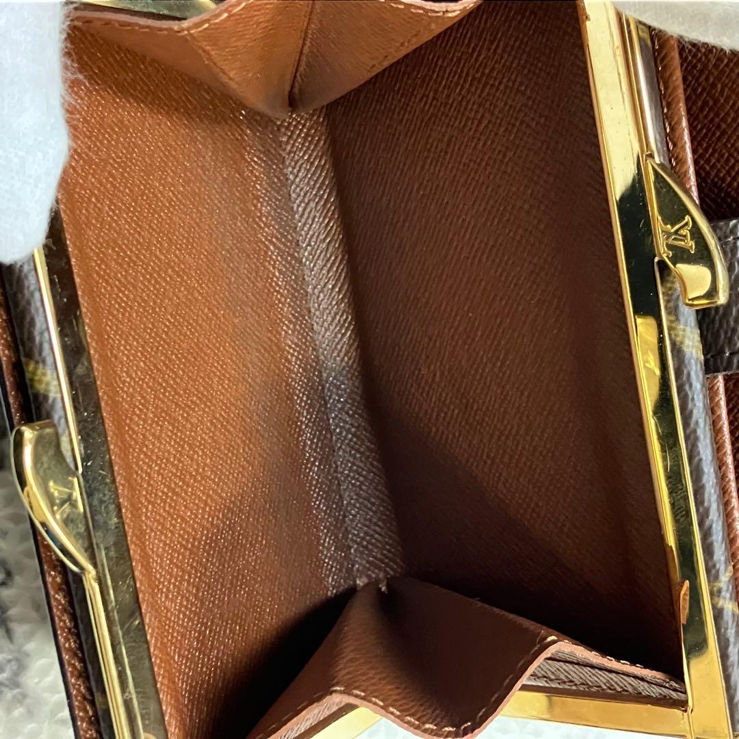 ち*.様 Louis Vuitton　二つ折り財布　がま口　モノグラム　CA00