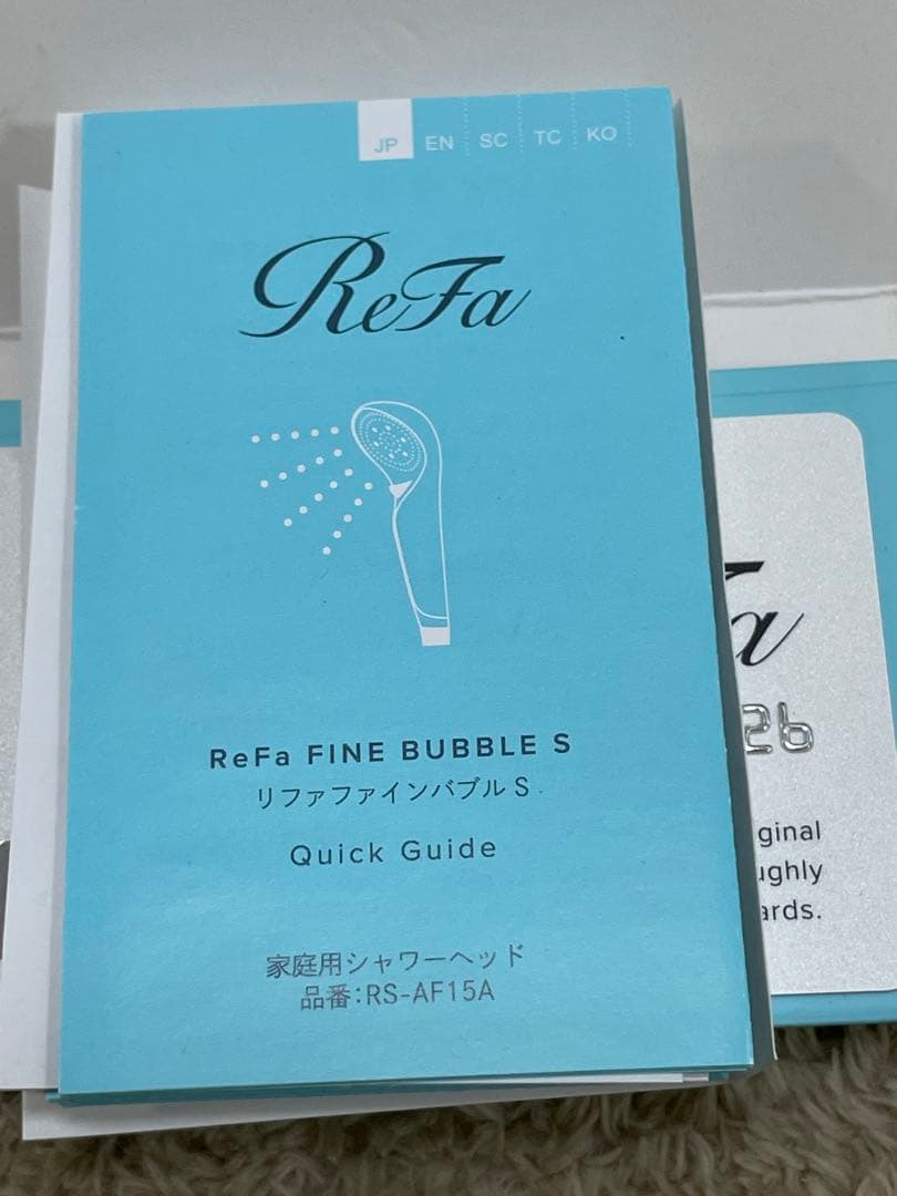 ReFa FINE BUBBLE S リファ ファインバブルS シャワーヘッド