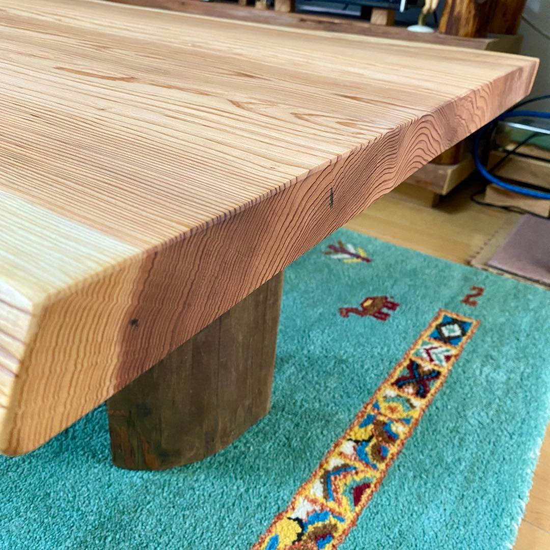 【週末セール】天然木　杉　一枚板　テーブル　無垢　すぎ　94