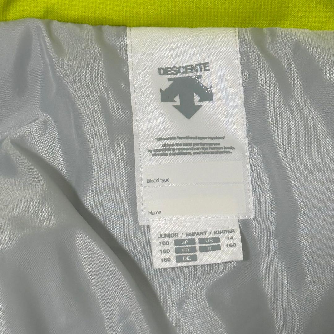 デサント スキーウェア 上下セット サイズ160 フード 洗える 人気
