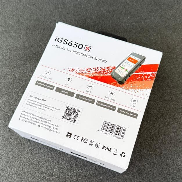 新品未開封【iGPSPORT】iGS630S サイコンセット(ハイグレード仕様）