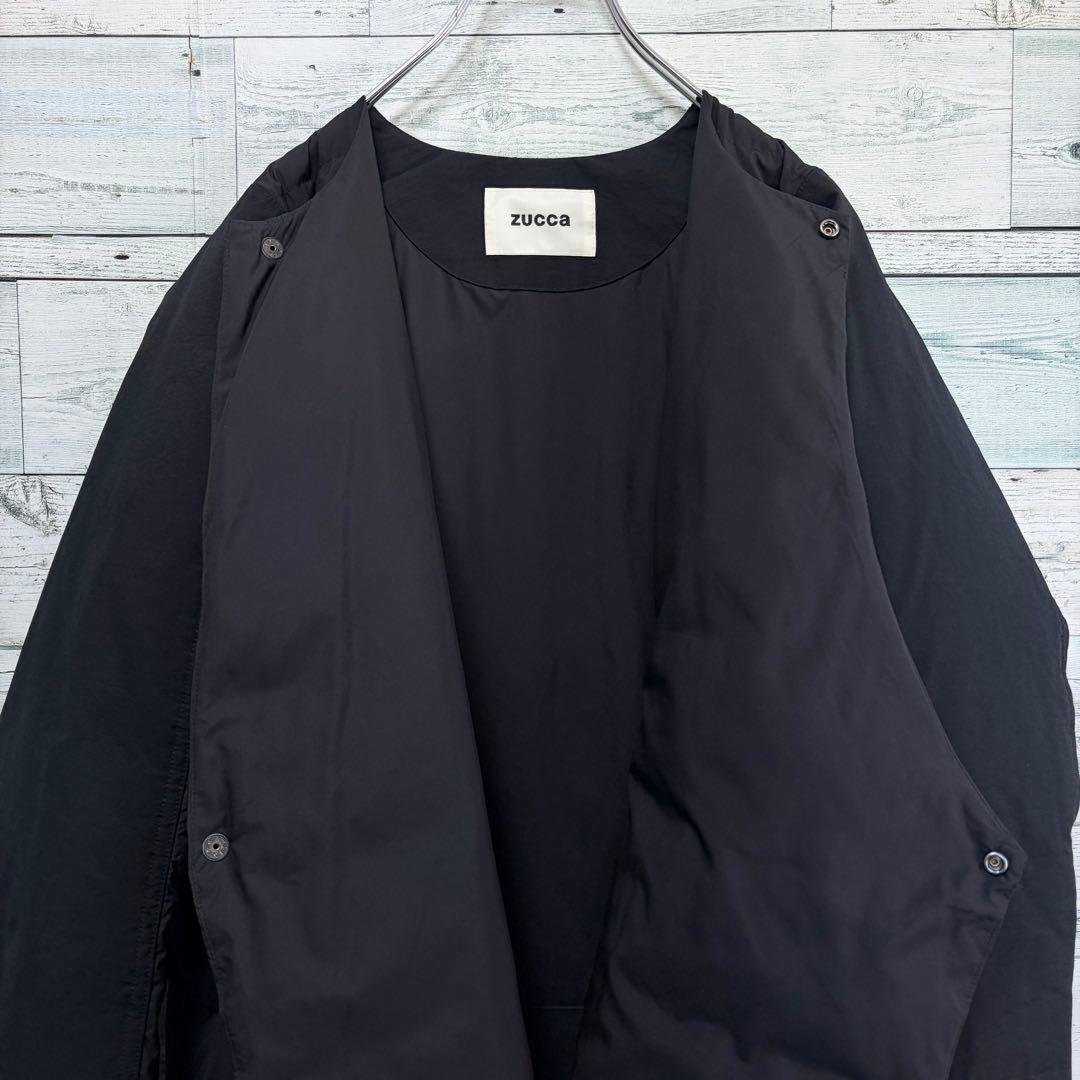 ☆ほぼ未使用☆ズッカ　zucca ライトダウン/ダウンジャケット　ブラック　M