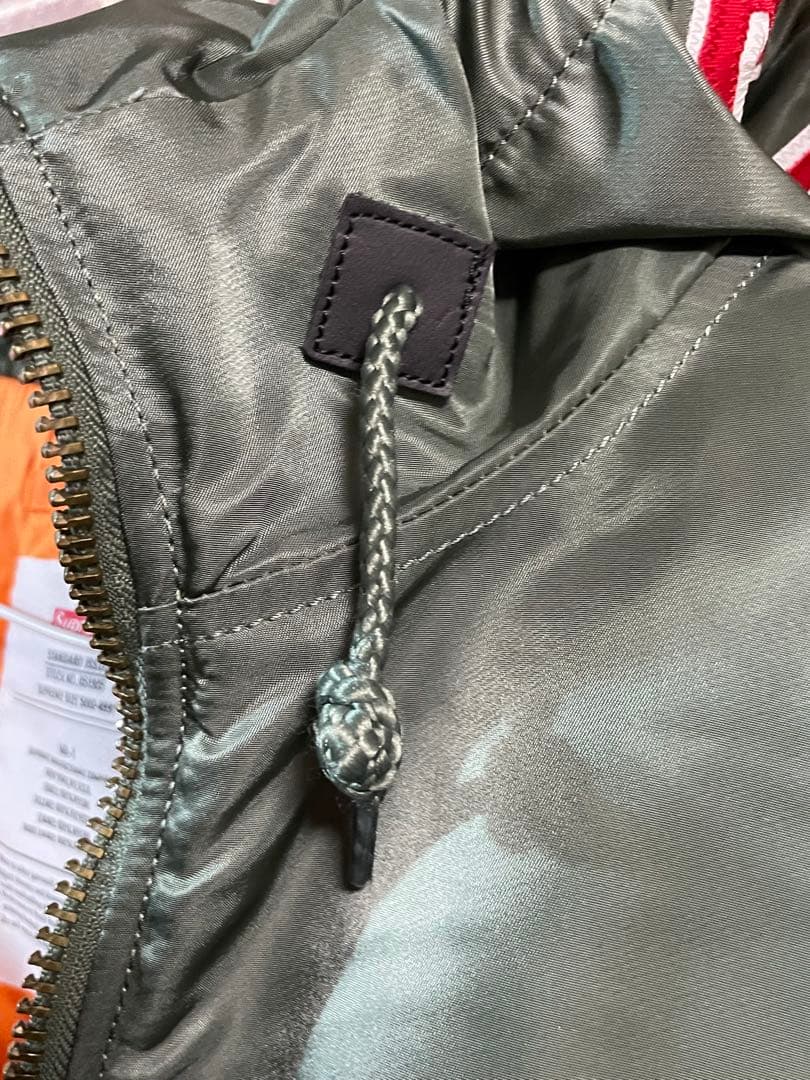 極美品）Supreme 21AW Hooded MA-1 Olive