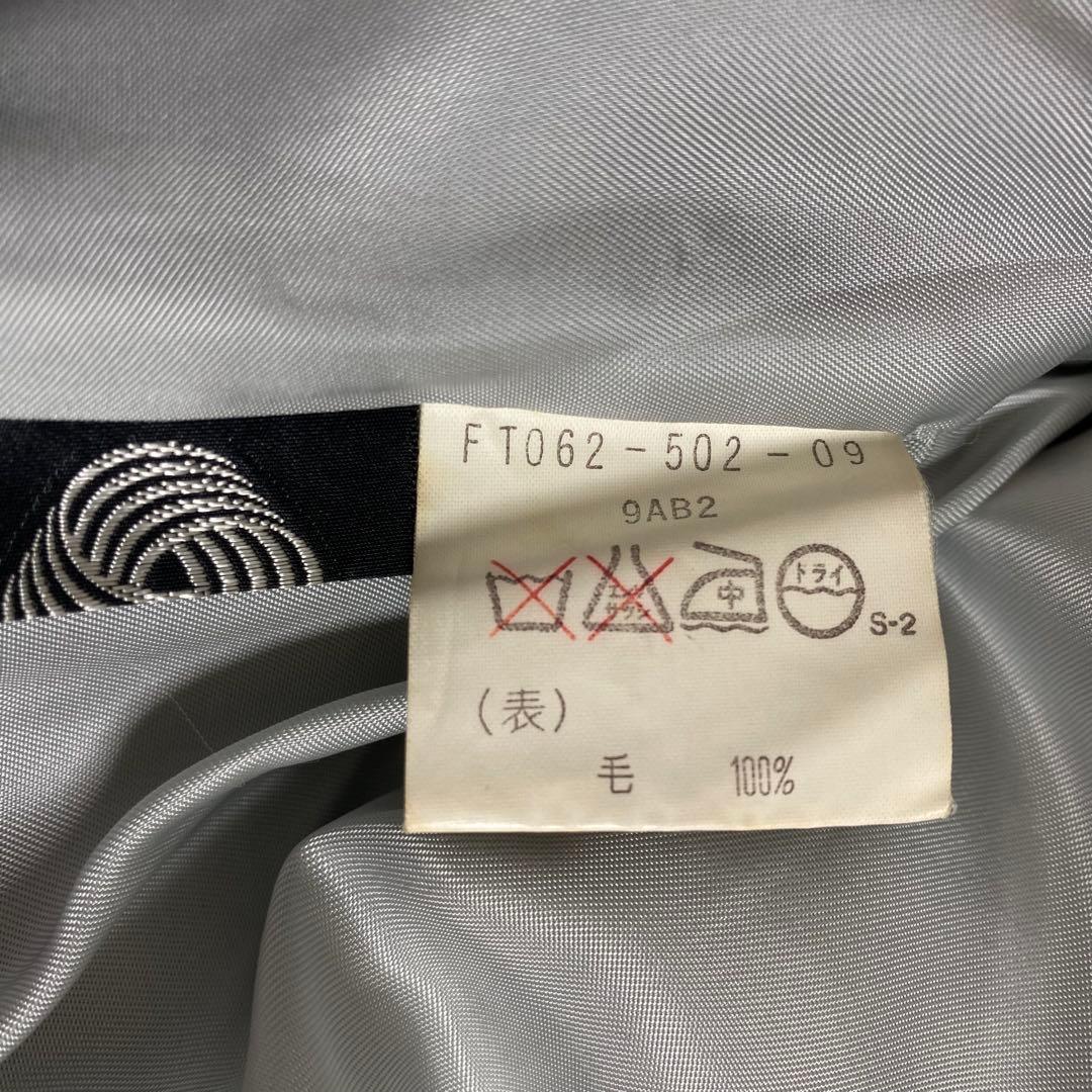 バーバリーズ ダブルチェスターコート　ロング丈　カシミヤ混　ブラック　M