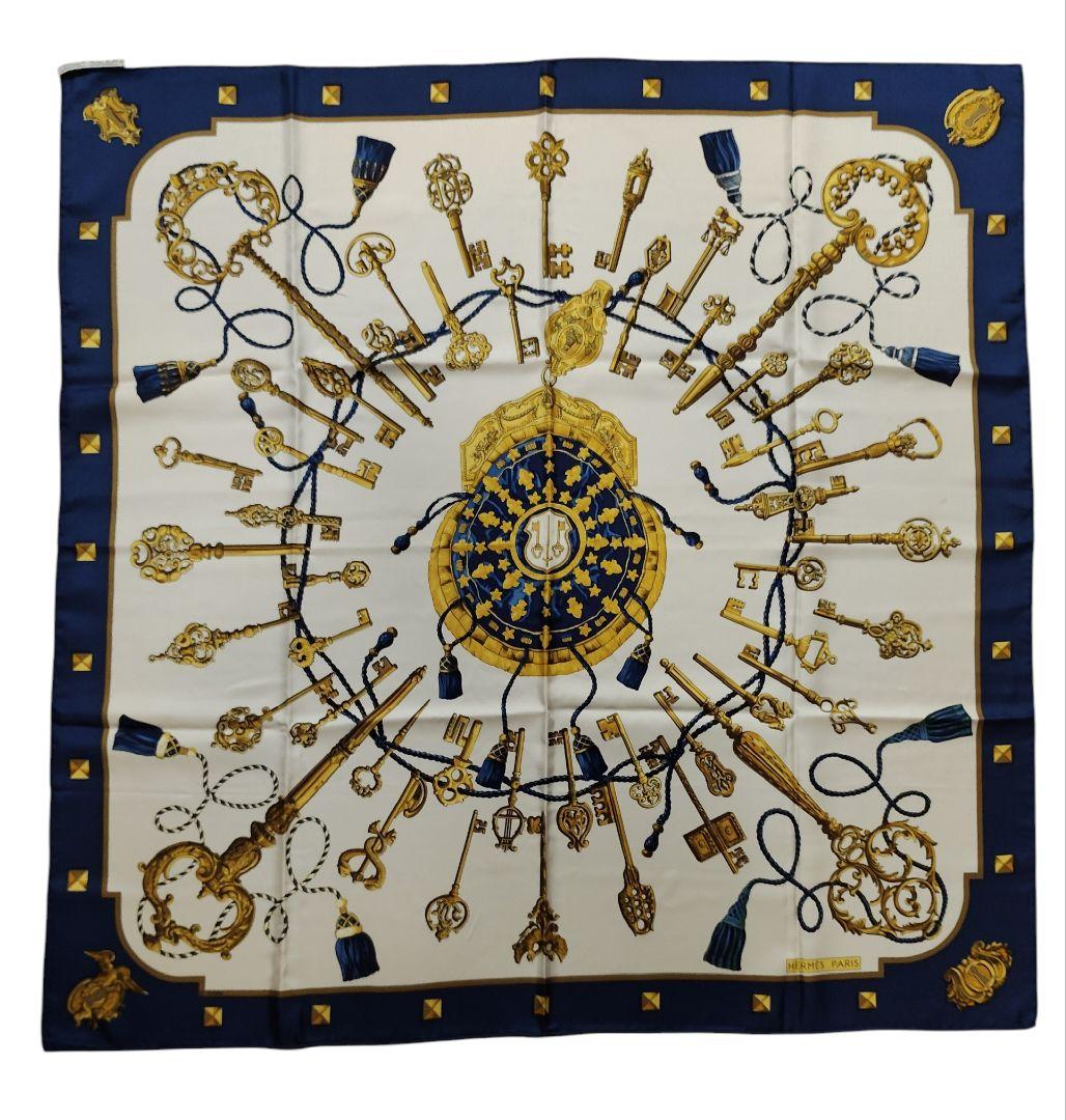 HERMES エルメス カレ90 シルク スカーフ ストール タグ有り