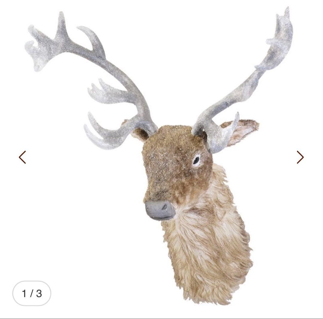 グリーンハウス ビッグオーナメントトナカイ ヘッドナチュラル CM1429